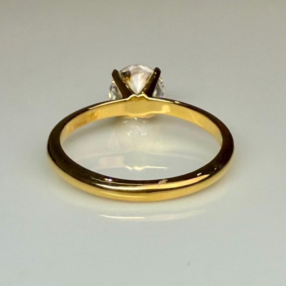 2.00 Carat Lab Grown Diamond Solitaire Ring | 14K Gold, D Color, VVS2