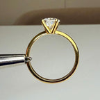 2.00 Carat Lab Grown Diamond Solitaire Ring | 14K Gold, D Color, VVS2