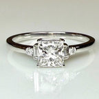 Princess Cut Lab Grown Diamond Engagement Ring | 5 Stone 14K Gold (IGI Certified)