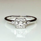 Princess Cut Lab Grown Diamond Engagement Ring | 5 Stone 14K Gold (IGI Certified)