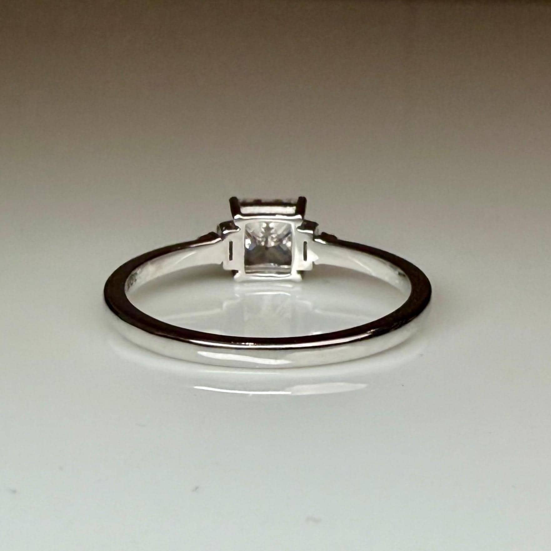 Princess Cut Lab Grown Diamond Engagement Ring | 5 Stone 14K Gold (IGI Certified)