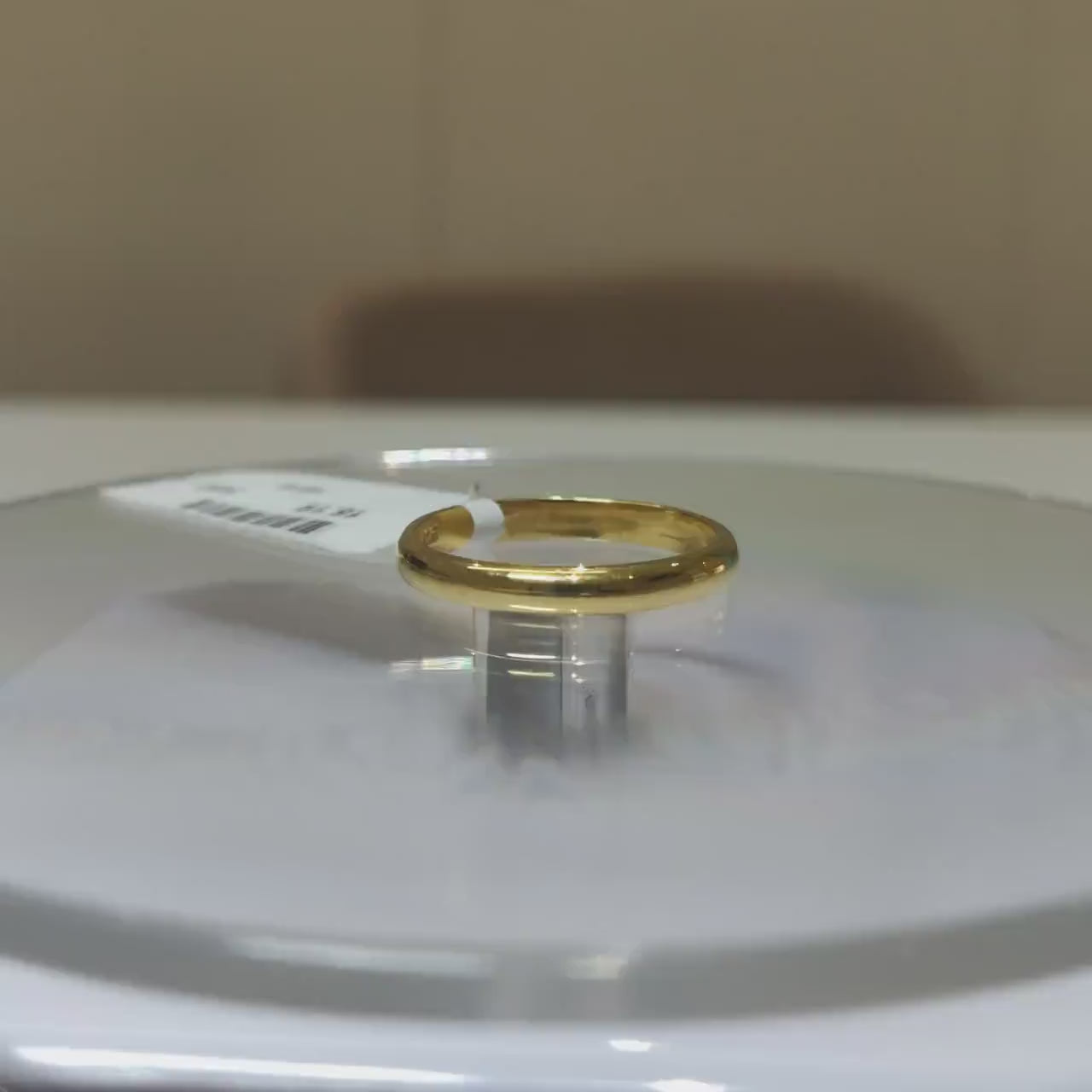 Lab Grown Diamond 14K Gold Wedding Band | Minimalist Promise Ring