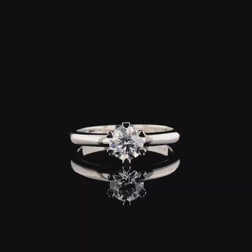 1.00CT Lab Grown Diamond Engagement Ring | Heart Prong Solitaire, IGI Certified