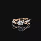 Lab Grown Diamond Engagement Ring | 14K Gold, VVS VS, EF
