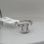 Emerald Cut Lab Grown Diamond Band: 14K Gold Half Eternity Ring