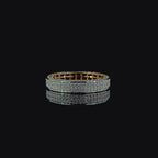 Lab Grown Diamond Eternity Band: 14K Gold Unisex Wedding Ring