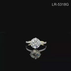 2.20ct Round Lab Grown Diamond Engagement Ring | 14K Gold, IGI Certified