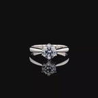 1.25 Ct Round Cut Lab Grown Diamond Engagement Ring | IGI Certified