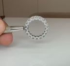Lab Grown Diamond Eternity Band | 14K Solid Gold Hidden Halo Wedding Ring