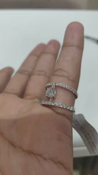 Lab Grown Diamond Engagement Ring | 14K Gold CVD Solitaire Wedding Ring