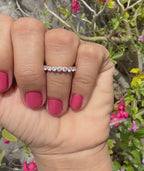 Lab Grown Diamond Eternity Band | 14K Gold Anniversary Ring