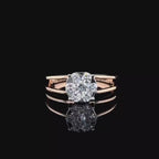 Lab Grown Diamond 14K Gold Ring | EF VVS VS Anniversary Gift