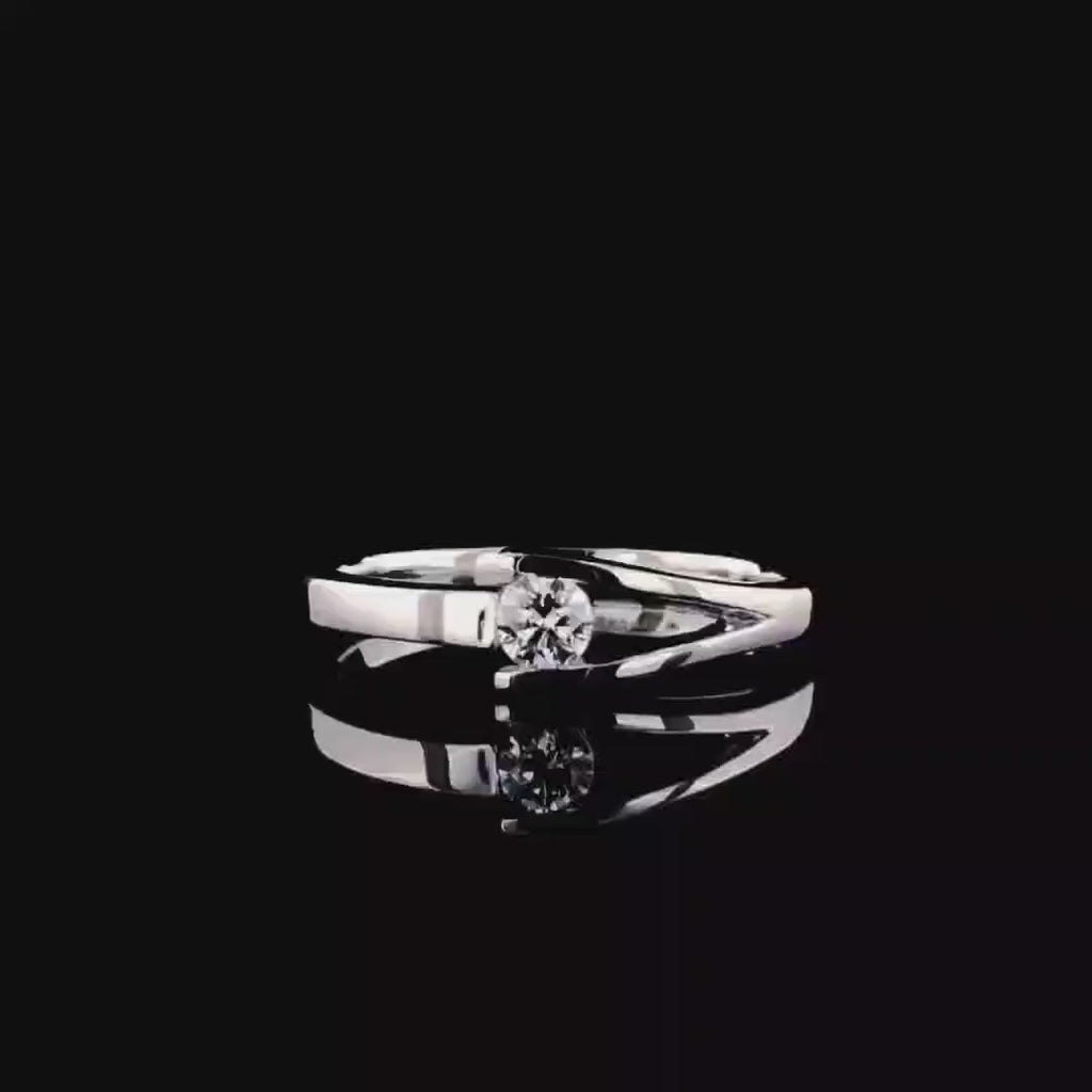 14K Gold Lab Grown Diamond Ring | Handmade Engagement Band, SGL Certified