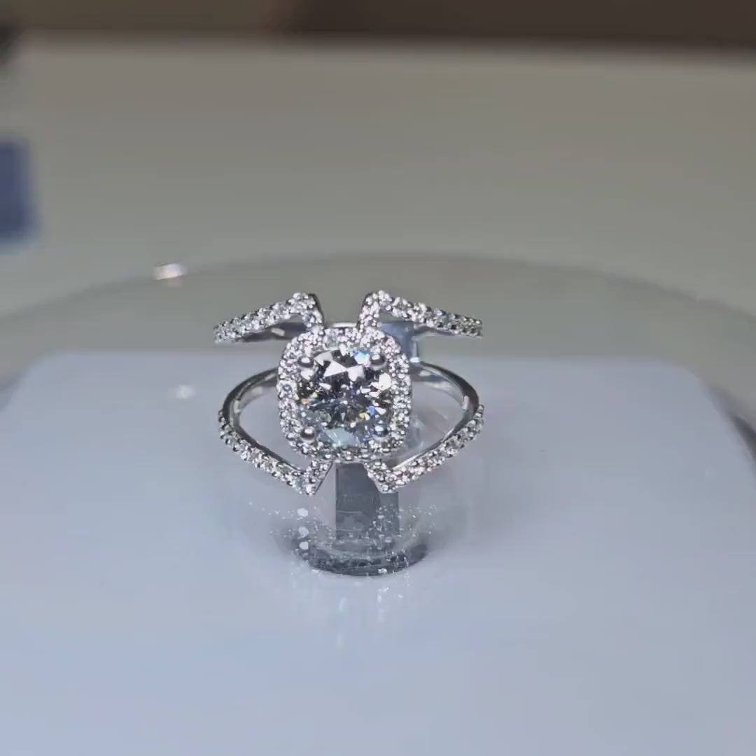 1.5ct Lab Grown Diamond Engagement Ring | 14K Gold, IGI Certified