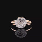 Lab Grown Diamond Ring | 14K Solid Gold, Round Cut, EF VVS VS