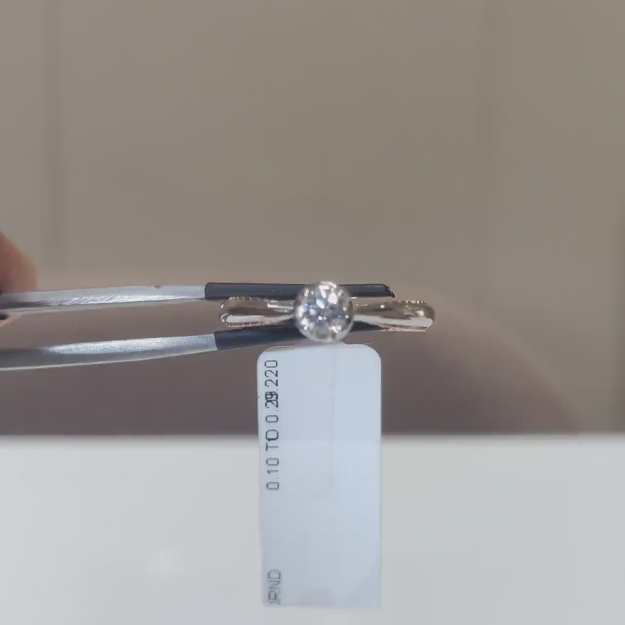 Two-Tone 14K Gold Lab Grown Diamond Engagement Ring | Unique Bridal Ring