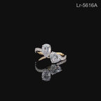 Lab Grown Diamond Toi et Moi Ring | 14K Gold Pear & Heart Engagement Ring